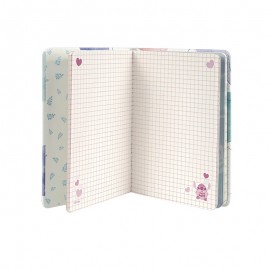 Užrašų knygelė dėžutėje Disney STITCH PASTEL, Motyvas 3,  B6, 100 lapų, minkštu viršeliu