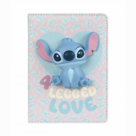 Užrašų knygelė dėžutėje  Disney STITCH PASTEL, Motyvas 1,  B6, 100 lapų, minkštu viršeliu