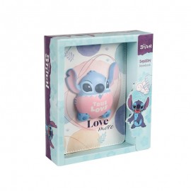 Užrašų knygelė dėžutėje Disney STITCH PASTEL, Motyvas 3,  B6, 100 lapų, minkštu viršeliu