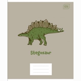Sąsiuvinis Interdruk A5 12 lapų langeliais DINO