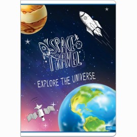 Sąsiuvinis(platus) A5 24lap 80g lang SPACE