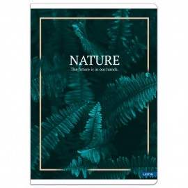 Sąsiuvinis(platus) A5 48lap 80g lin NATURE