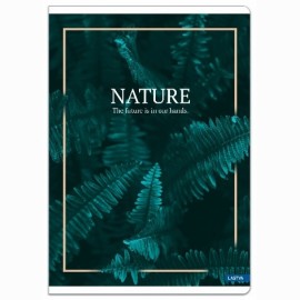 Sąsiuvinis A5 52lap 70g lin NATURE