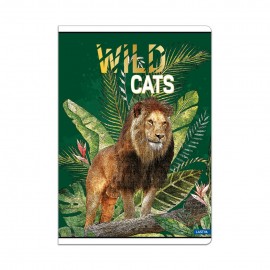 Sąsiuvinis A4 52lap 80g lang WILD CATS
