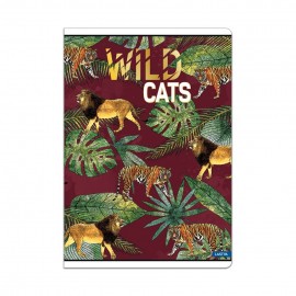 Sąsiuvinis A4 52lap 80g lang WILD CATS