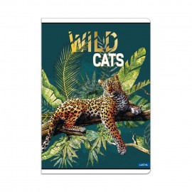 Sąsiuvinis A4 52lap 80g lang WILD CATS