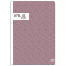 Sąsiuvinis(platus) A5 24lap 80g lang METALLIC