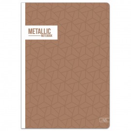 Sąsiuvinis(platus) A5 24lap 80g lang METALLIC