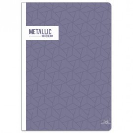 Sąsiuvinis(platus) A5 24lap 80g lang METALLIC