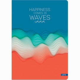 Knyga A4 96lap 70g lang WAVES