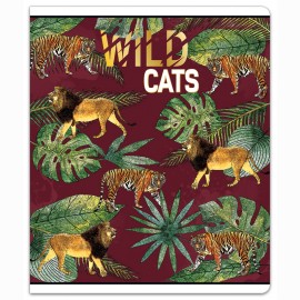 Sąsiuvinis(platus) A5 12lap 80g lang WILD CATS