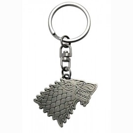 GAME OF THRONES - Puodelis + Raktų pakabukas + Ženkliukai Stark