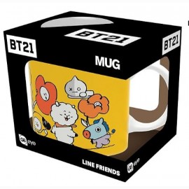 BT21 - Puodelis - 320 ml - Flowers