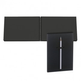 Užrašinė eskizams  SKETCH Black,  su spirale ,A5, 96 lap.