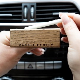 Ąžuolinis automobilio kvapas į groteles su papildymu 