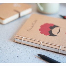 FRIDA KAHLO ECOFRIENDLY A5 Užrašų knygutė kietu viršeliu 