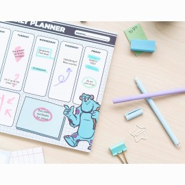 Pixar Monsters, Inc. A4 Savaitės planuoklis
