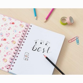 BT21 Cherry Blossom A5 užrašų knygutė