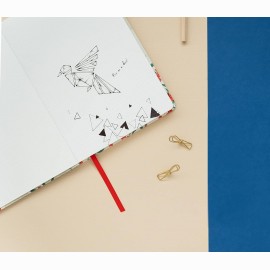 Kokonote Japanese Flycatchers A5 taškuota užrašų knygutė