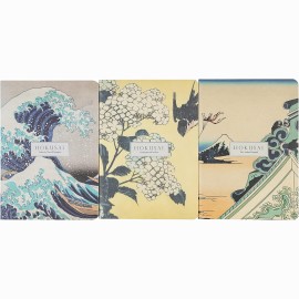 Kokonote Hokusai A6 užrašų knygutės 3VNT