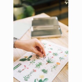 Kokonote Botanical Cacti 100 Detalių dėlionė metalinėje dėžutėje 