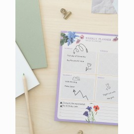 Kokonote Wild Flowers A4 Savaitės planuoklis