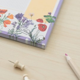 Kokonote Wild Flowers A4 Savaitės planuoklis