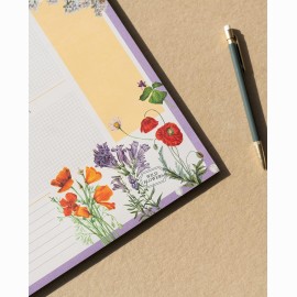 Kokonote Wild Flowers A3 Savaitės planuoklis