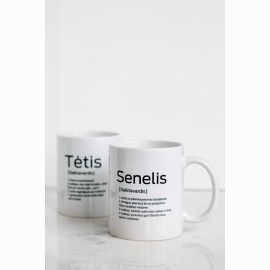 Originalaus dizaino puodelis - Senelis