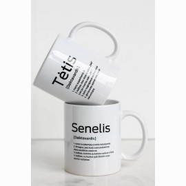 Originalaus dizaino puodelis - Senelis
