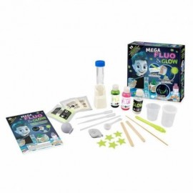 Buki Mega Lab Fluo & Glow eksperimentų rinkinys