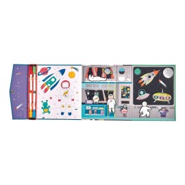 Floss&Rock magnetinė scena 4in1 Kosmosas