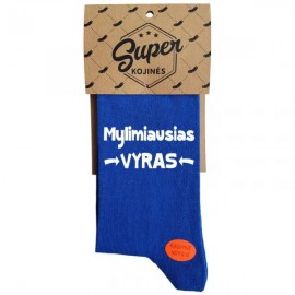 Kojinės Mylimiausias vyras (pakabinama pakuotė)