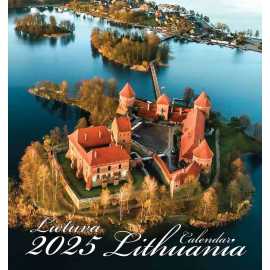 Kalendorius 2025 Lithuania - Lietuva (atvirutės)