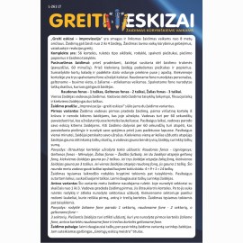 Greiti eskizai  improvizacija