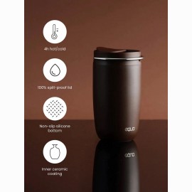 Termo puodelis EQUA Cup Brown - Silver