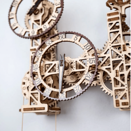 3D Medinis konstruktorius Steampunk sieninis laikrodis/269 detalės