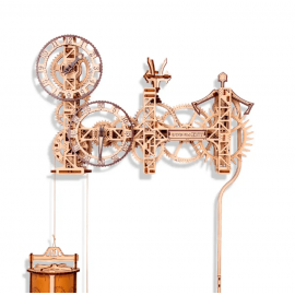 3D Medinis konstruktorius Steampunk sieninis laikrodis/269 detalės