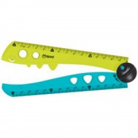 Liniuotė Maped 15/30cm Croc Croc Open Up blister.
