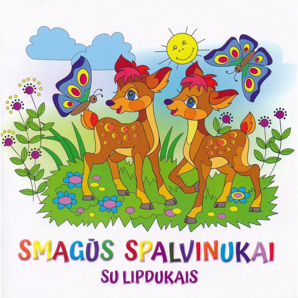 Smagūs spalvinukai su lipdukais
