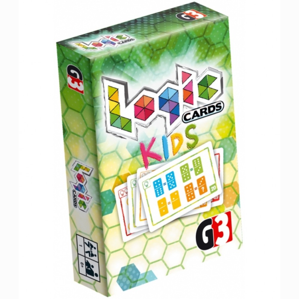Kortų žaidimas Logic cards kids BRG#LCK