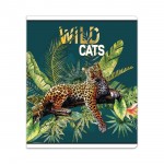 Sąsiuvinis WILD CATS  (platus) A5 48l 80g linija WI