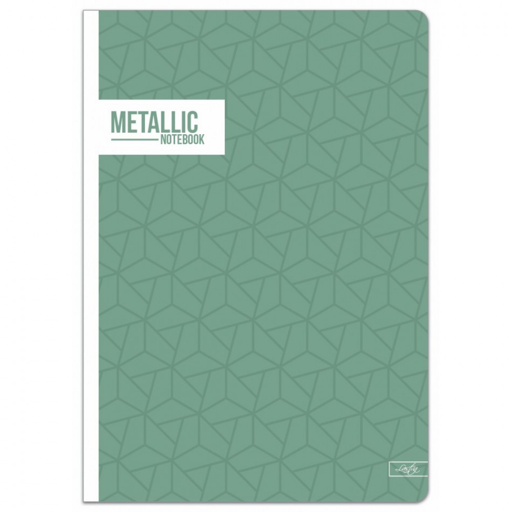 Sąsiuvinis(platus) A5 24lap 80g lang METALLIC