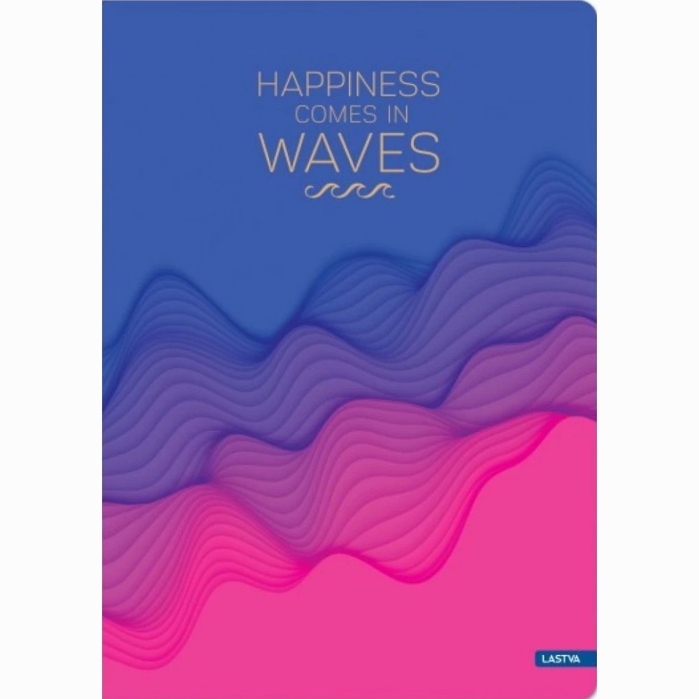 Sąsiuvinis(platus) A5 24lap 80g lang WAVES