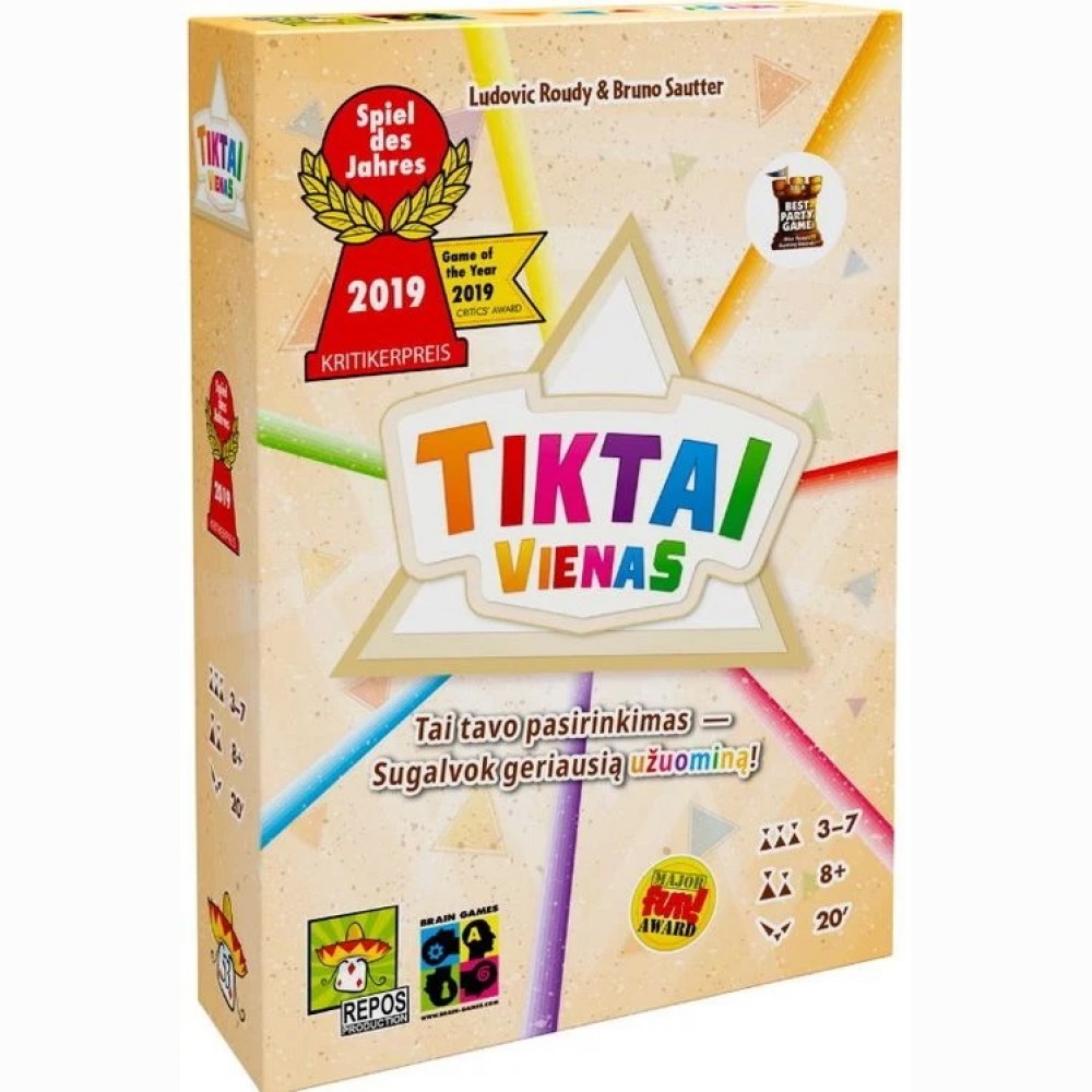 Stalo žaidimas Tiktai Vienas (Just One)
