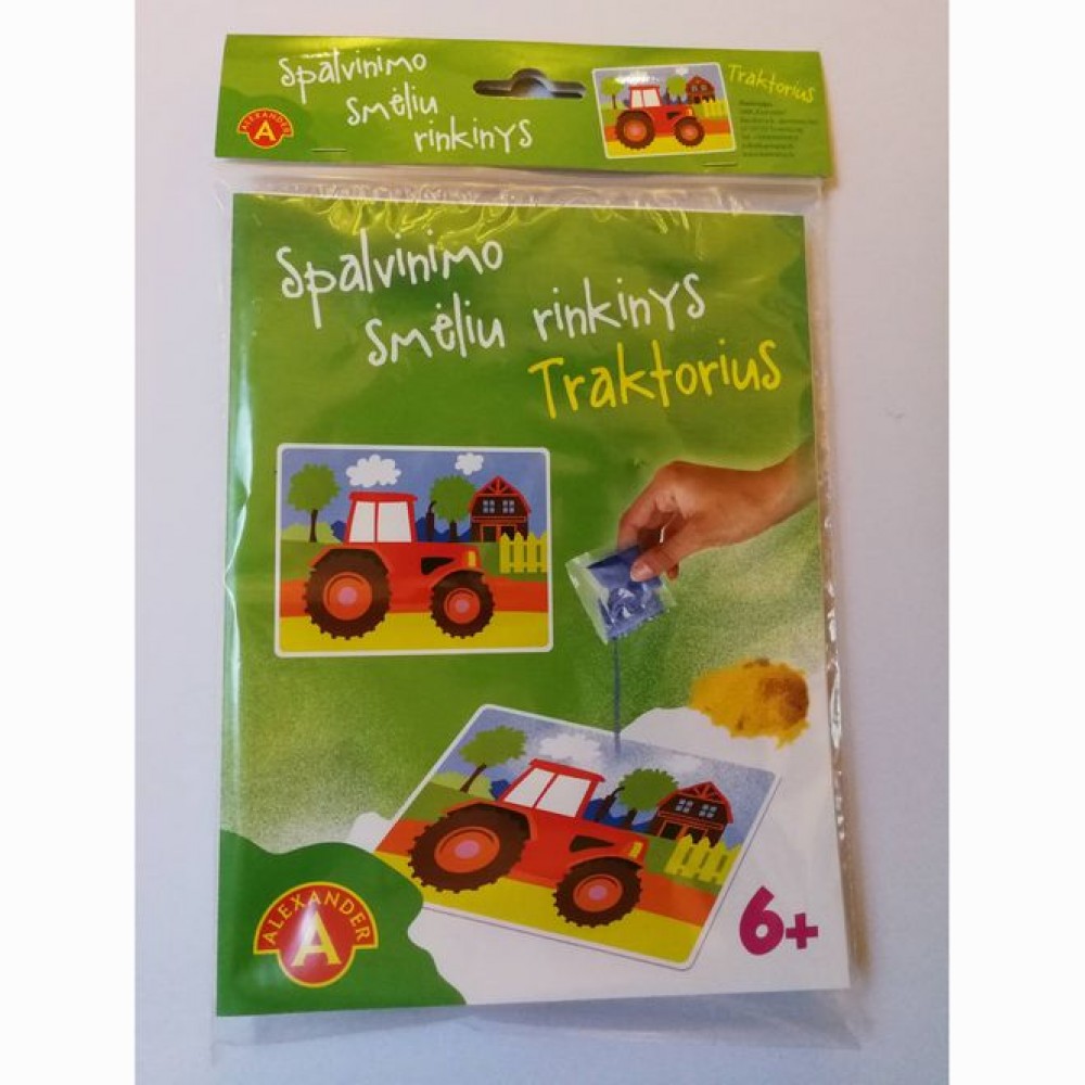 Spalvinimo smėliu rinkinys 