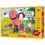 Dėlionė Kakė Makė ir draugai (100 det.)
