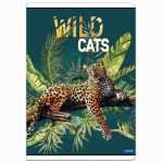 Sąsiuvinis A5 52lap 80g linija WILD CATS