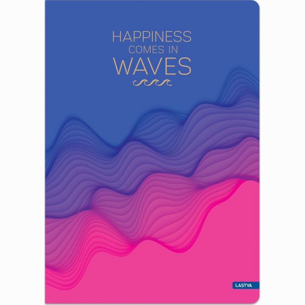 Knyga A4 96lap 70g lang WAVES