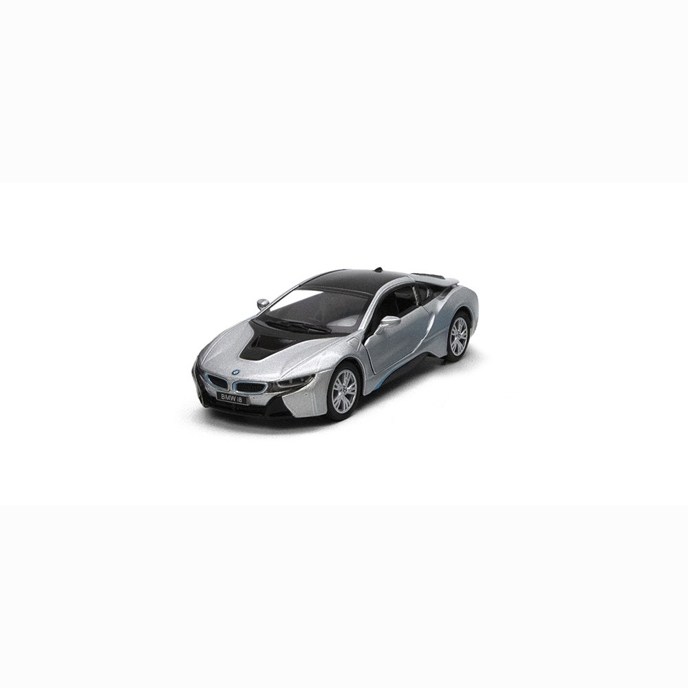 KiNSMART automobilis, BMW i8, sidabrinis